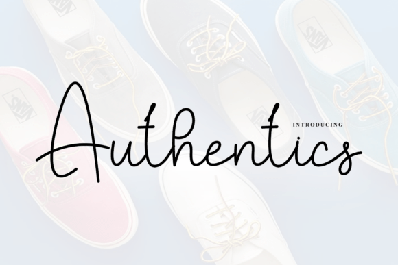 Authentics: A Handwritten Font for Crafters and Creators