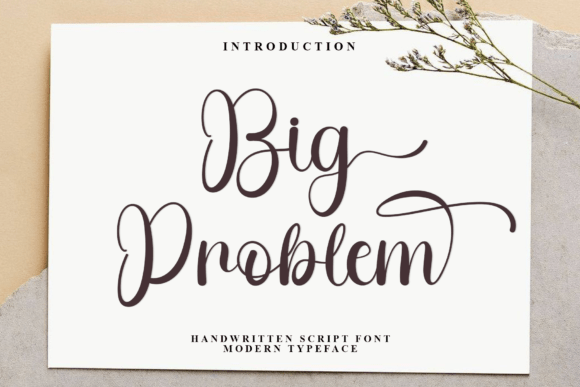 Big Problem: A Festive and Merry Typeface for Holiday Designs