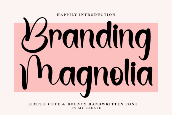 Branding Magnolia: A Festive Typeface for Web Design