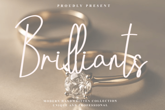 Brilliants: A Handwritten Font for Engaging Branding