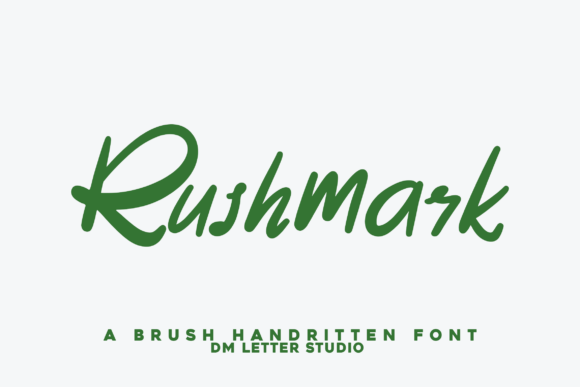 Bring Your Creations to Life with Rushmark Font