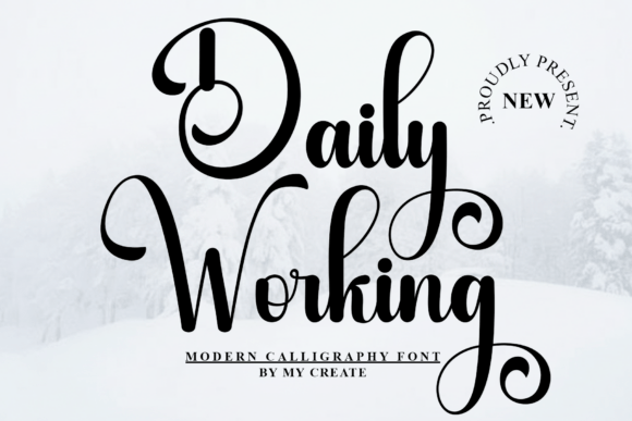 Bringing Joy to Branding with Daily Working Font