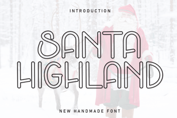 Bringing Rustic Charm to Branding with Santa Highland Font