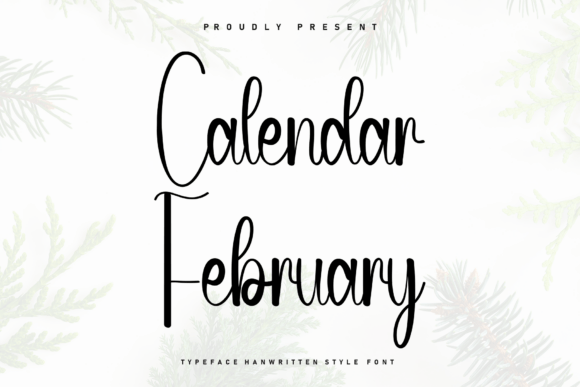 Calendar February: A Handwritten Font for Engaging Campaigns