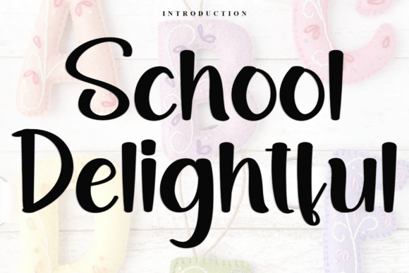 Captivate Your Audience with School Delightful Font