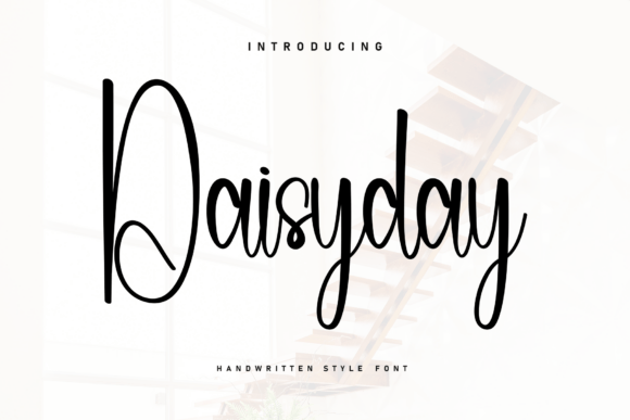 Charming Daisyday: Elevate Your Brand with This Handwritten Font