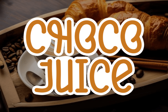 Choco Juice: A Graceful Script Font for Crafters