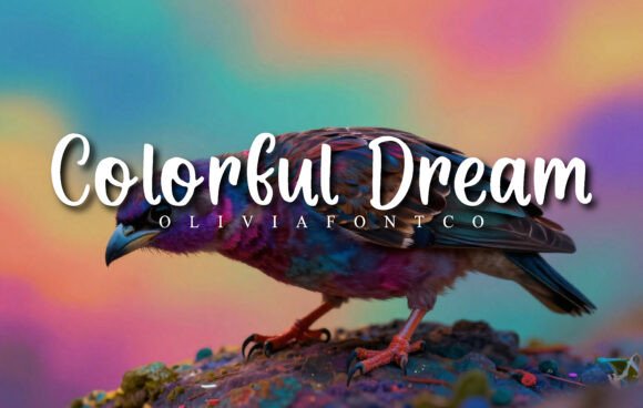 Colorful Dream: A Vibrant Display Font for Creative Web Design