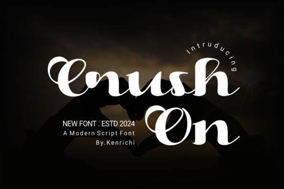 Crush On: A Modern Script Font for Bold Web Design