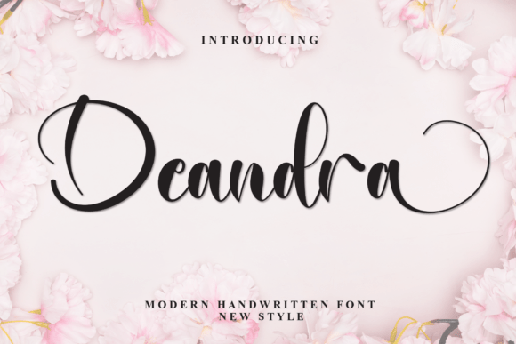 Deandra: A Refined Script Font for Modern Web Design