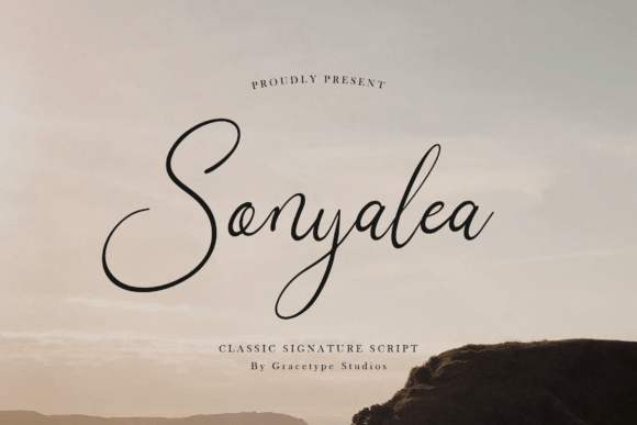 Discover Effortless Elegance with Sonyalea: A Classic Signature Script