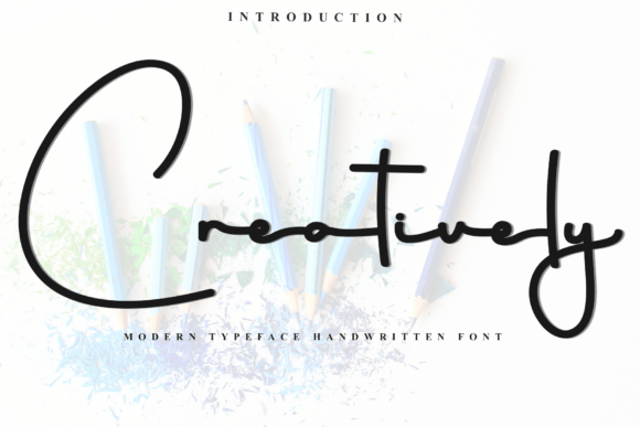 Discover the Enchantment of Creatively: A Festive Font for Your Next Project