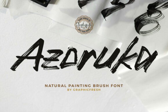 Enhance Your Brand with Azoruka: A Natural Brush Font