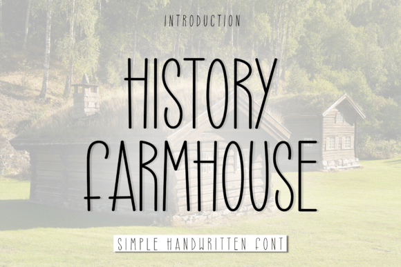 Enhance Your Brand with History Farmhouse Font
