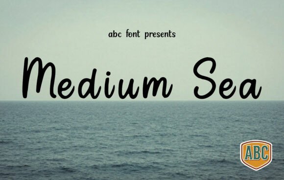 Enhance Your Brand with the Elegant Medium Sea Font