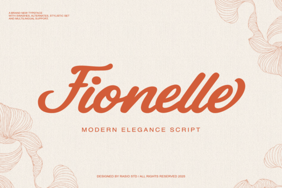 Fionelle: A Script Amp Font for Elegant Design