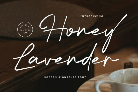 Honey Lavender: A Stylish Font for Handcrafted Creations