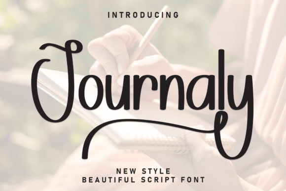 Journaly: A Whimsical Display Font for Enchanting Branding