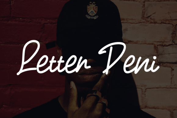 Letter Deni: A Refined Script Font for Modern Elegance
