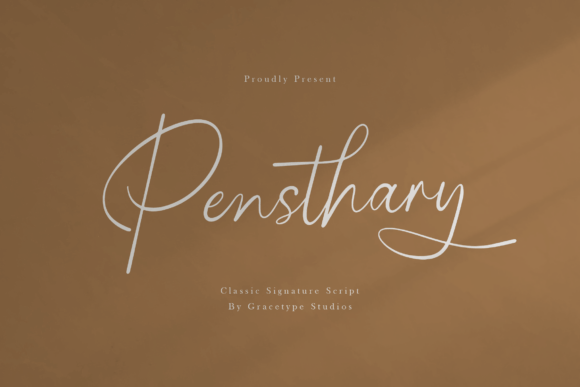 Pensthary: The Perfect Script Font for Elegant Editorial Design