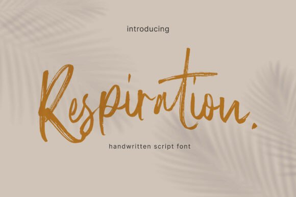 Respiration: A Versatile Script Font for Creative Branding