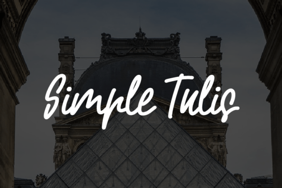 Simple Tulis: Elevate Your Campaign with This Elegant Typeface