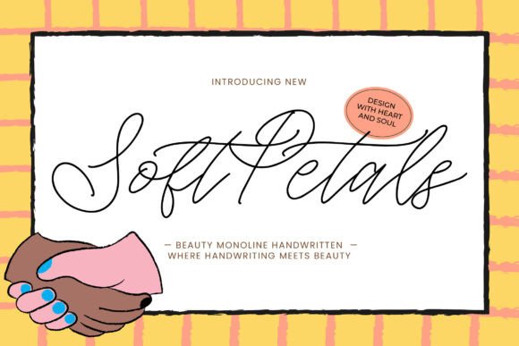 Soft Petals: A Handwritten Font for Charming Handmade Creations