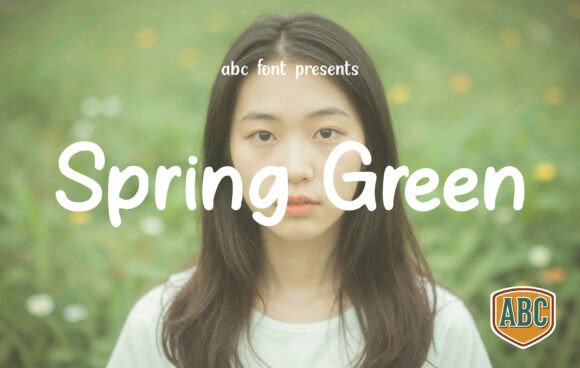 Spring Green: A Friendly Display Font for Editorial Design