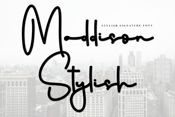 Transform Your Brand with Maddison Stylish Font