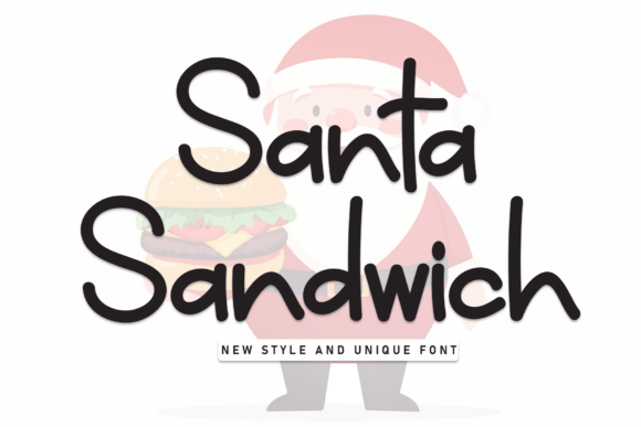 Transform Your Brand with Santa Sandwich Font