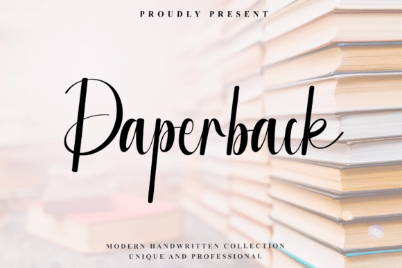 Transform Your Brand with the Elegant Paperback Font