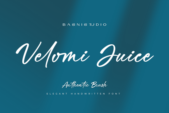 Velomi Juice: A Handwritten Font for Editorial Elegance