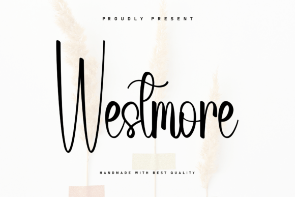 Westmore: A Premium Script Font for Editorial Charm